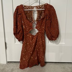 For Love & Lemons cut out mini dress